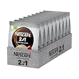 NESCAFÉ 2 en 1, café soluble natural con leche, Pack de 9 bolsas con 10 sobres, TOTAL 90 sobres