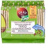 DIAT Radisson - Tostadas BIO Sin Gluten | Tostada Ligera | Tostadas Trigo Sarraceno | Producto Bio | Tostadas Ecológicas | Sin azúcar añadido | Producto Gluten Free | Apto para Veganos