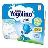 Nestlé Yogolino Mini Natural sin Azúcar Añadido, 6+ Meses, 6 x 60g