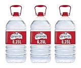 Lanjaron Agua mineral 3 x 6250 ml (caja 3 botellas; total 18750 ml)