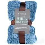 Saco de Semillas para Microondas (50x15cm) - Saco Semillas Microondas con Aroma a Flores de Lavanda - Saco Termico Semillas Relajante para Cervicales, Cuello, Hombros o Dolor de Espalda Naturelet