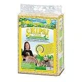 Chipsi Lecho para Conejos de Limón Aglomerante (60 L). Lecho Higiénico para Roedores, Hamsters, Cobayas Cítrico con Materiales Naturales Biodegradables, Ecológicos.