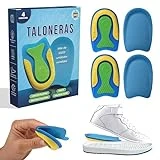 Pack de 4 Taloneras para Corregir la Fascitis Plantar y Espolón Calcaneo - Plantillas de Silicona para Hombre y Mujer - Pantilla de gel para espolones - Unisex