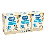 Nestlé Papillas de cereales Sin Gluten Maiz Arroz 240g - Paquetes de 9