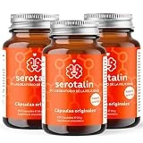 Serotalin ORIGINAL con | Juego de 3 | 180 cápsulas de serotonina y dopamina | Complemento alimenticio para tener más energía y mejor humor | Alternativa vegana muy eficaz al triptófano