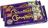 Qumir - Galletitas Argentinas Chocolinas de Bagley - 3 Paquetes de 170 Grs cada uno para disfrutar de un Sabor Típicamente Argentino