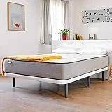 MAXCOLCHON Colchón viscoelástico Gel Sport, Alta firmeza y transpirabilidad con Tratamiento antiácaros. 27 cm de Altura. (200x200)