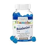 DRASANVI gominolas de Melatonina | Ayudan a dormir | Sueño de Calidad | 1,9mg de melatonina cada una |Vegano | Sabor Ciruela | Bote 60 Gominolas