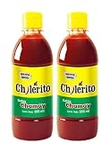 El Chilerito - Deliciosa Salsa Sabor Chamoy de 355 ml - Pack de 2 Promoo