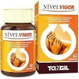 Nivel Vigor para Hombres y Mujeres | Maca y Ginseng + Azafrán + Arginina + Zinc | Aumenta la Energía y Vitalidad | Mejora el Rendimiento Físico y Mental | 40 Cápsulas | TONGIL