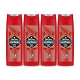 Old Spice Captain Gel de Ducha y Champú, para Hombres, 400 ml, PACK X4