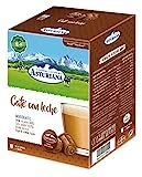 Central Lechera Asturiana Cápsulas de Café con Leche, 4 x 16 cápsulas