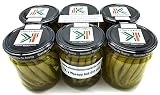 Guindillas de Ibarra ó Piparras de Ibarra 6 Tarros de Cristal de 315gr netos con las Mejores Guindillas de Ibarra ó Ibarrako Piparrak para las Mejores Recetas y Pinchos