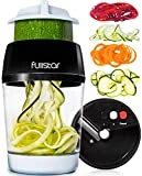 fullstar Espiralizador de Verduras Cortador de Verdura Manual - Rallador Verduras Cortador Calabacin Espagueti - Cortador de Verduras en Espiral (4-en-1)