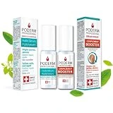 PODERM Juego Aceite-Suero Purificante y Potenciador para Hongo de Uñas, 14 ml