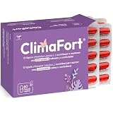 [60 cáps] ClimaFort Menopausia | Pastillas naturales para los síntomas de la Premenopausia y Menopausia como Sofocos o irritabilidad - Con lúpulo, sin hormonas | 1 cápsula al día - Para 2 meses
