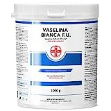 AIESI Vaselina blanca fibrosa pura Ph.Eur. (Tarro de 1 kg), Para uso médico, dermatológico y profesional, Made in Italy