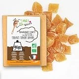 [MA] bio-épicerie | Jengibre confitado bajo en azúcar BIO en cubitos | 940G | Suelto en confección | Certificado ecológico | Fruta confitada | Sin conservantes