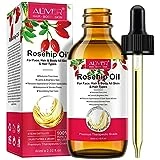 Aceite de Rosa Mosqueta,60ML,100 puro,para Cicatrices y Estrías, usado como Hidratante para Cuerpo y Piel,Arrugas Antienvejecimiento Suaves,Perfecto para Aromaterapia y Relajación (1 pack)