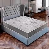 ROYAL SLEEP - Colchón Viscoelástico Hilo Carbono y Biocerámico | 150x190 | Firmeza Alta | Gama Alta | Efecto Antiestrés y Regenerador | Altura 25cm - Colchones Ceramic Plus