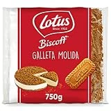 Biscoff | Galletas Molidas | Galletas Originales Caramelizadas Lotus Biscoff | Vegano | Sin Aromas ni Colorantes Artificiales | Pack de 750g