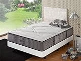 Moisury: Colchón viscoelástico 150x190 Titán | Altura: 30cm | Ideal para Personas con Dolores de Espalda | 3 centímetros de viscoelástica | Colchón de firmeza Alta | 6 Capas de Espumas Premium |