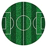 Dekora - Disco comestible para decorar Tartas con forma de campo de fútbol, Ø 16cm