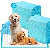 Slosy Empapadores Perros [110 Unidades] Almohadillas Higiénicas Super Absorbentes 33x45 cm, Empapador para Perros Toallitas de Entrenamiento Desechables Protector Cama Cachorros Anti Olor