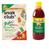 TLT FOODS Pack Salsa Chamoy Chilerito + dulces mexicanos con tajin (gummy bears)