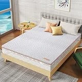 Maxzzz Topper Viscoelastico 90x190x7.5cm Alivia Tensiones Musculares Infusión Carbón de Bambú, TopperSobrecolchon Lavable, Topper para Colchón Transpirable, Transpirable y Soporte y Firmeza Media